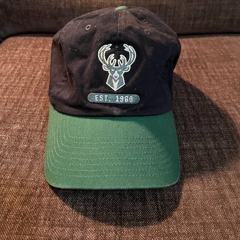 Milwaukee Bucks Hat - Adjustable Headband - Nike Heritage 86 -100% Cotton -NBA